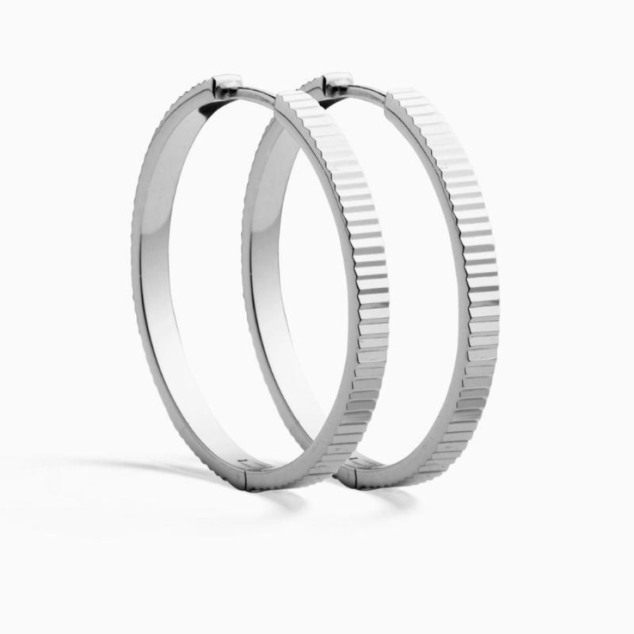 Smykker Eline Rosina Single Oreringe | Single Hailey Statement Hoop Solv