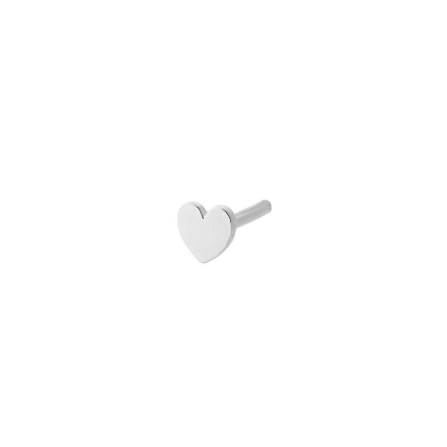 Smykker Pernille Corydon Single Oreringe | Single Mini Heart Orestik Solv