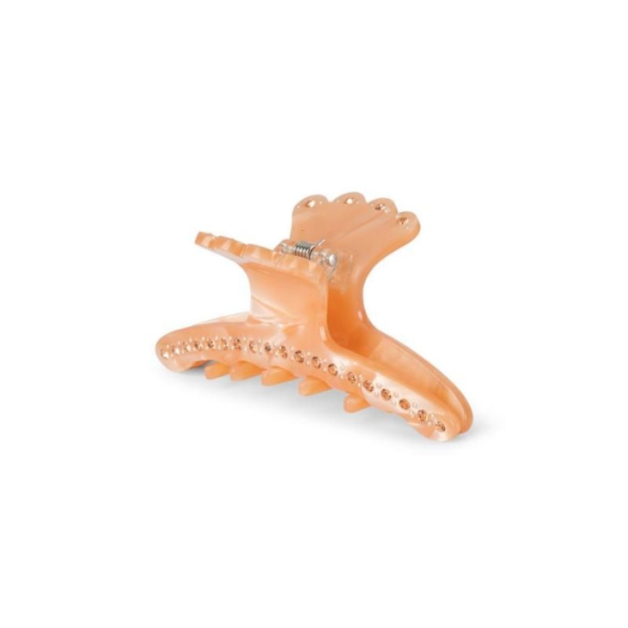 Accessories Sui Ava | Helen Wrapped Clip Mini Harklemme Orange Peel